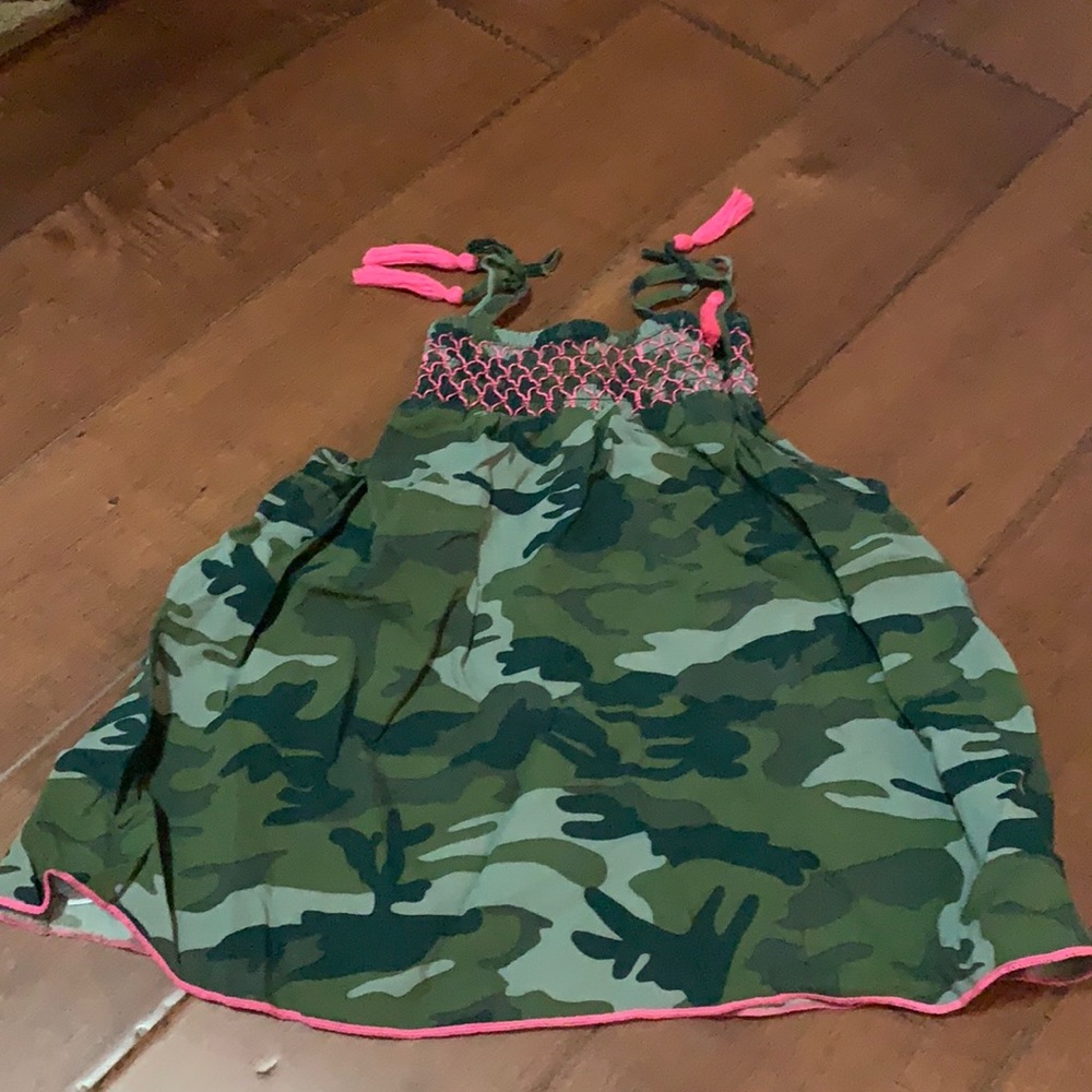 Camouflage and pink justice shirt